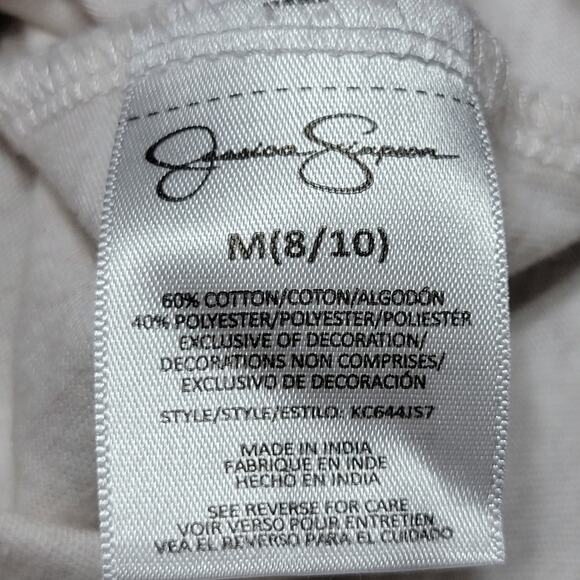 Jessica Simpson Girls Crop Tee w/ Flare Sleeves "Take It Easy" - Medium (8/10) - Picture 6 of 6